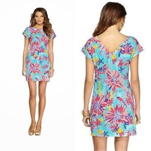 Lilly Pulitzer Women’s Trippin & Sippin Anastasia Shirt Dress in Aqua Size S
